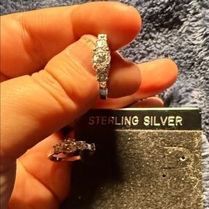 Elegant Sterling Silver Women's Earrings